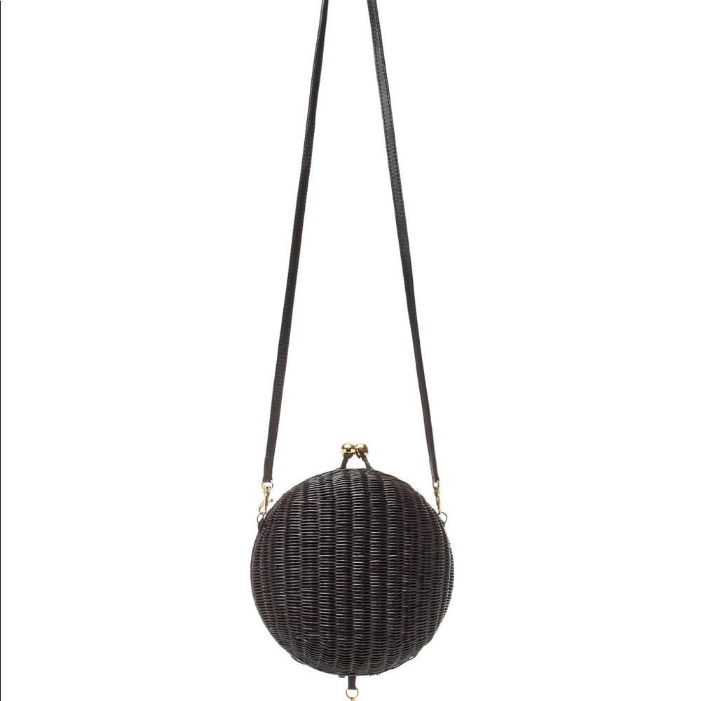 ⭐️ SOLD ⭐️ Anthropologie wicker crossbody bag - Picture 1 of 7